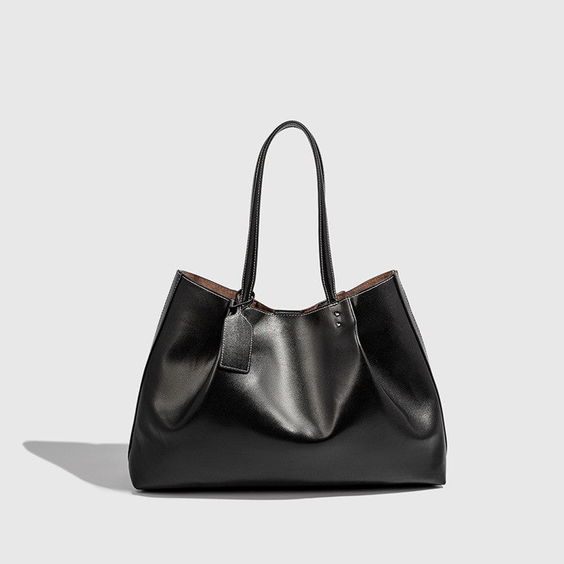 #139 Women's new retro handbag commuter large-capacity shoulder bag