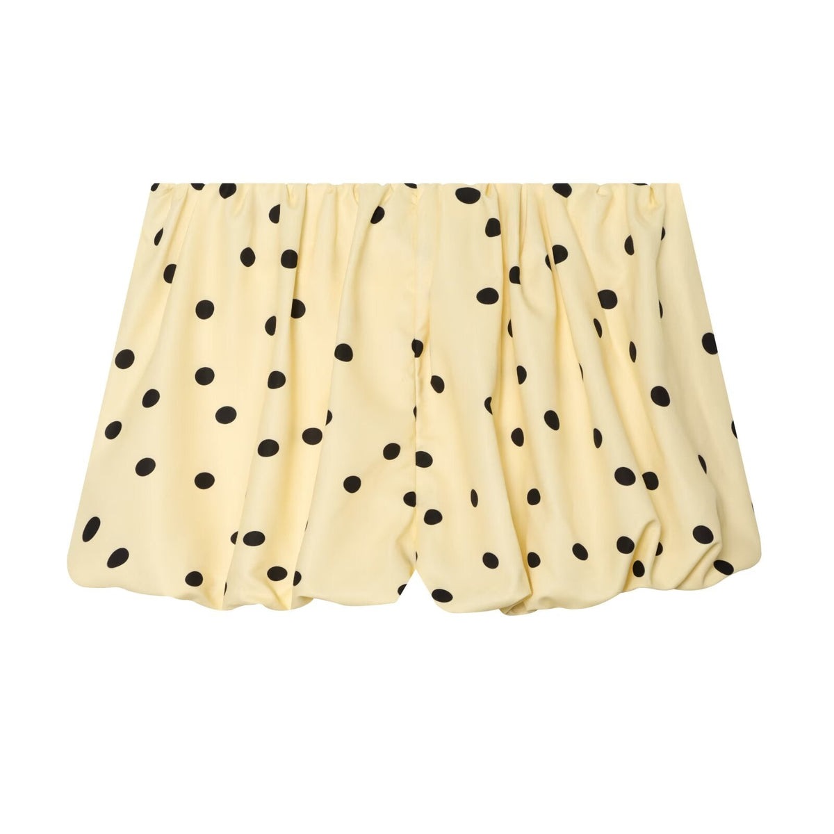 suit Women's 2 pieces short drawstring pleated polka dot Coat+Shorts