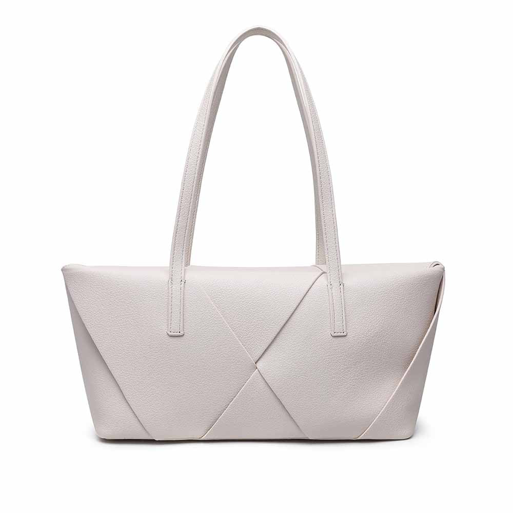 #258 Women's new stitching contrast shoulder bag large commuter handbag