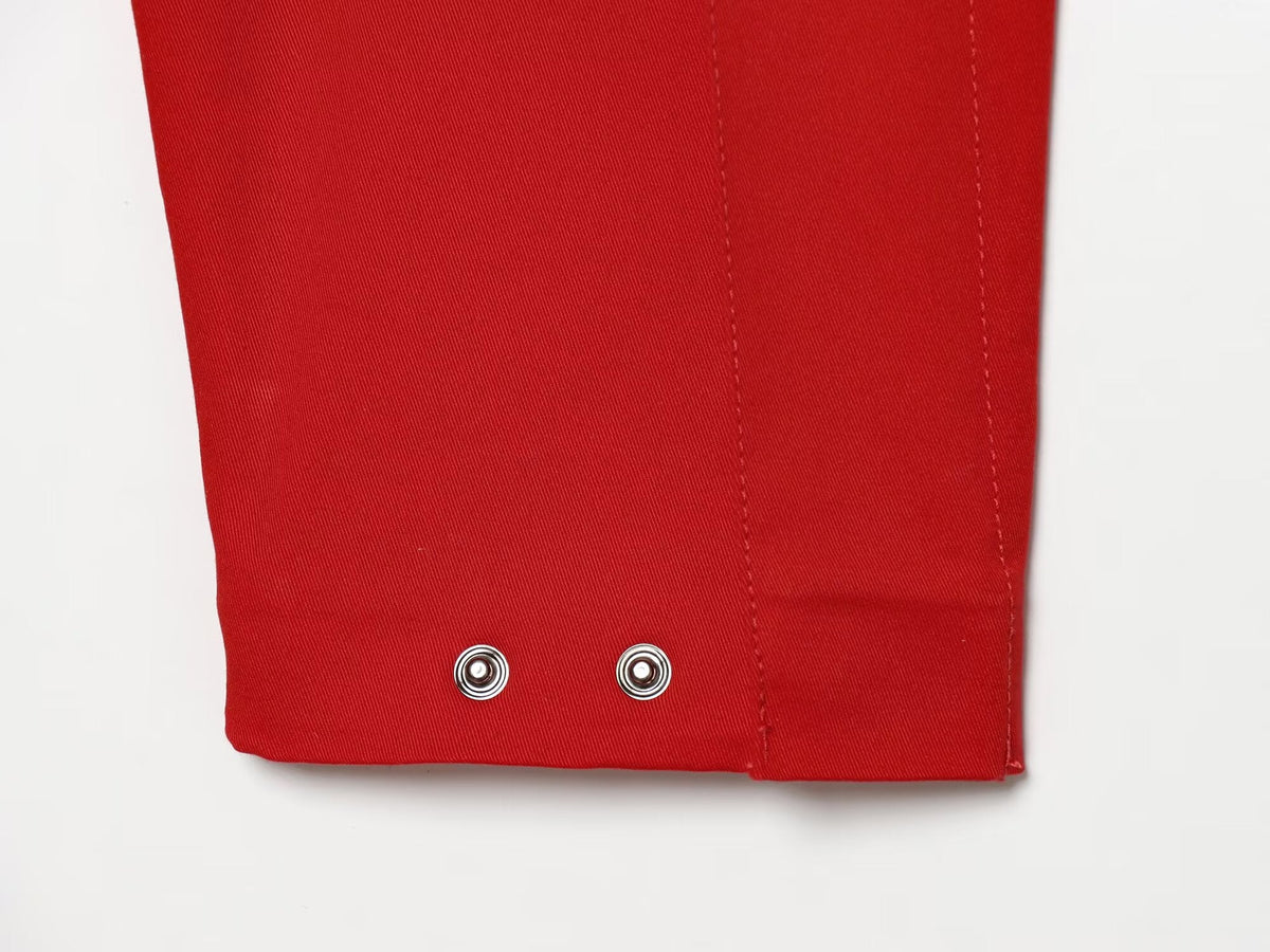 Women's With Bel long sleeved high necked jacket