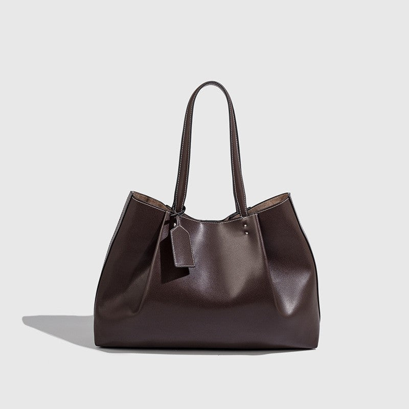 #139 Women's new retro handbag commuter large-capacity shoulder bag