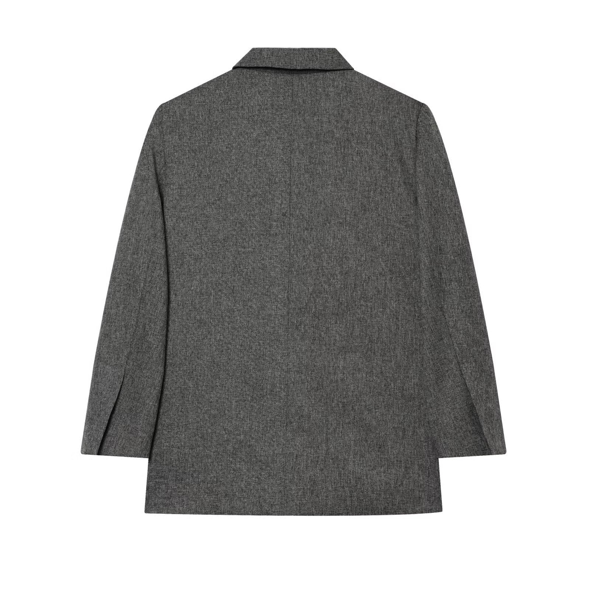 suit Women's 2 pieces loose linen blended straight Blazer Coat+Pants