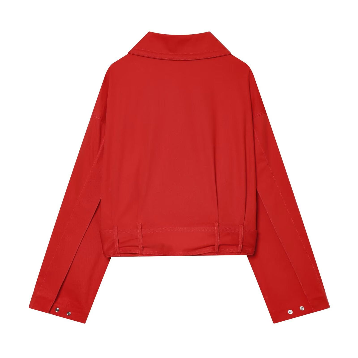 Women's With Bel long sleeved high necked jacket