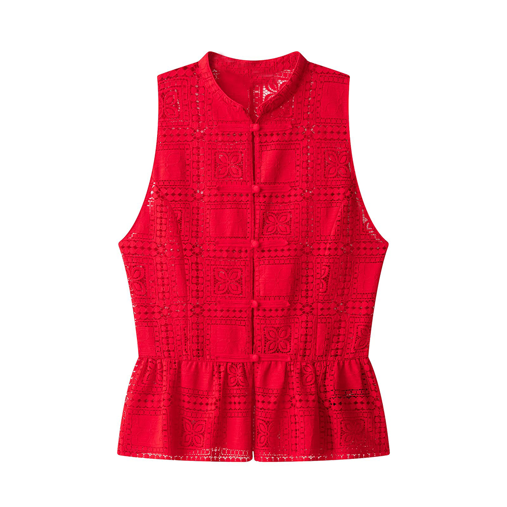 suit Women's 2 pieces rope knot buckle lace top+shorts