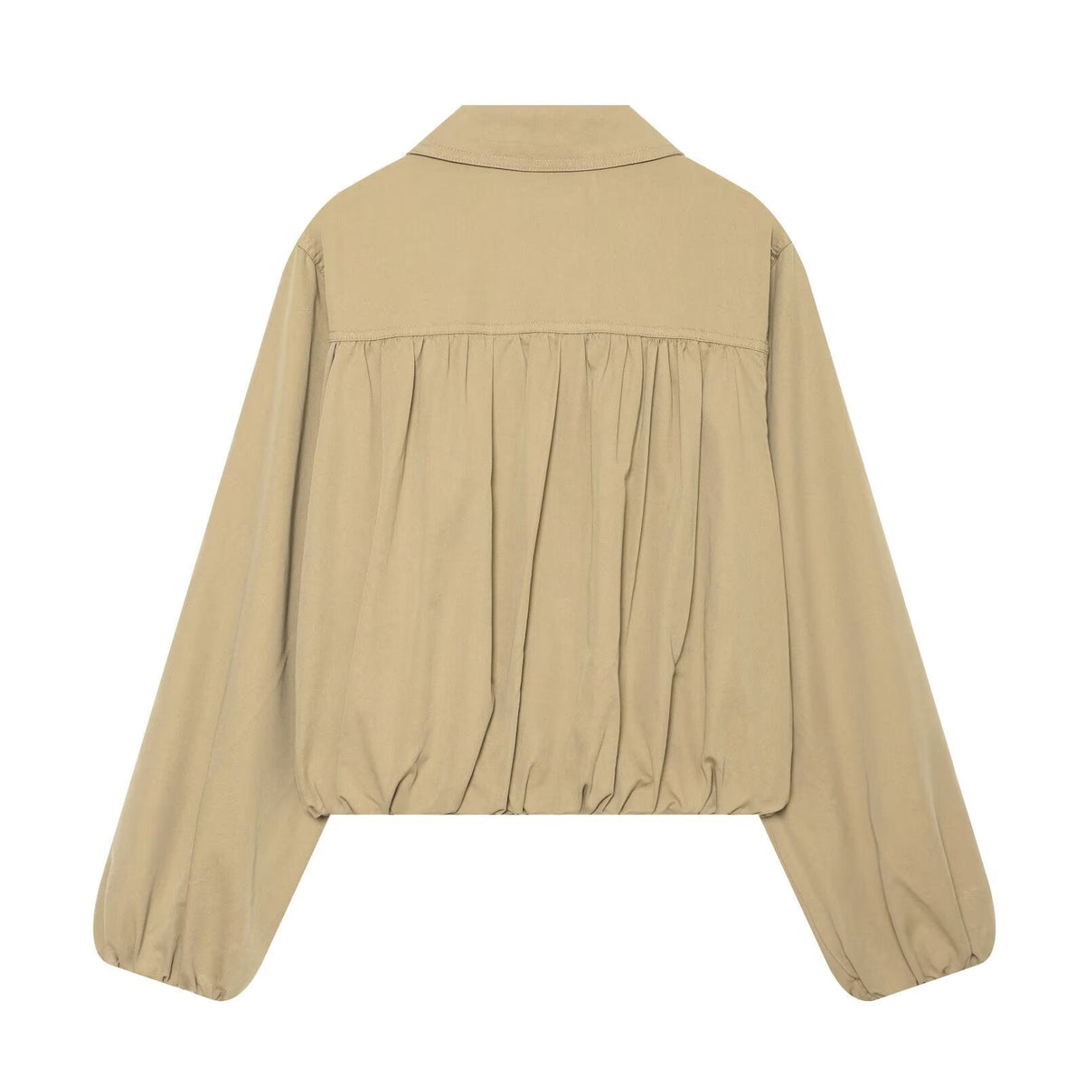 Women's balloon shaped short jacket Coat