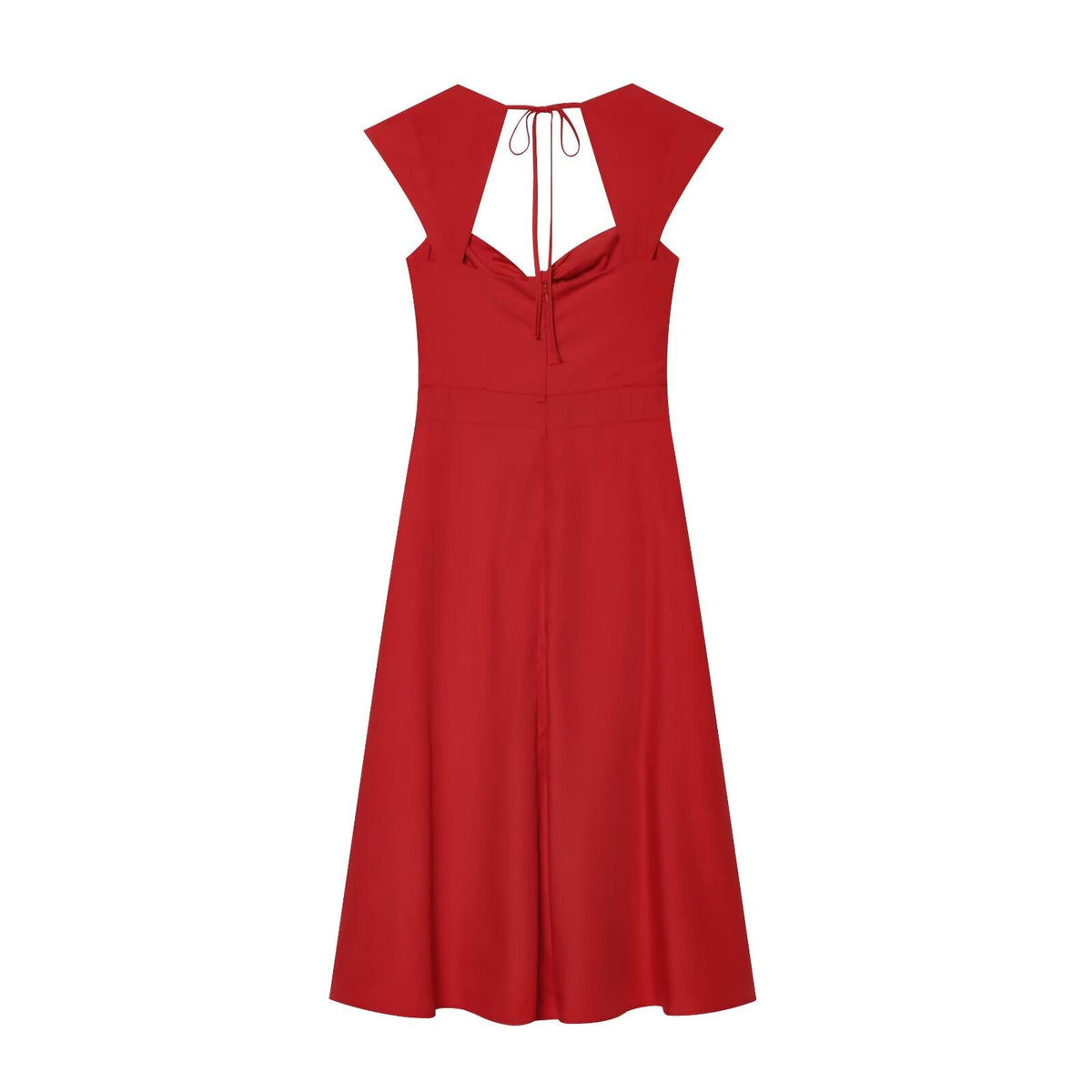 Women's twisted Knot design sleeveless backless dress